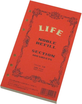 Life Noble Personal Organizer Bible Size Refill - Grid