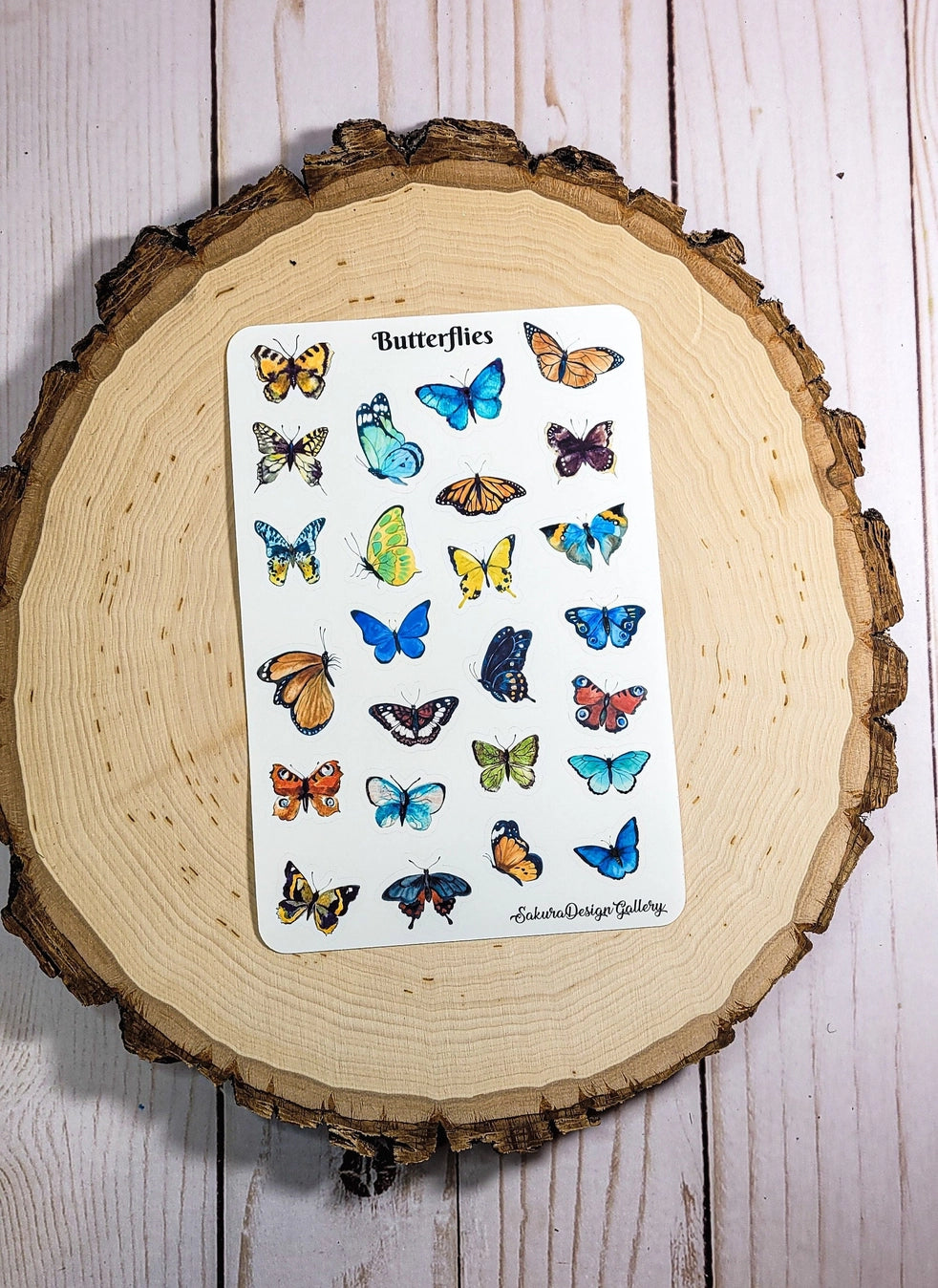 Sakura Design Gallery - Vinyl Stickers - Butterflies