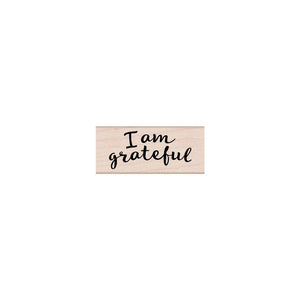 Hero Arts Wooden Stamp - I Am Grateful