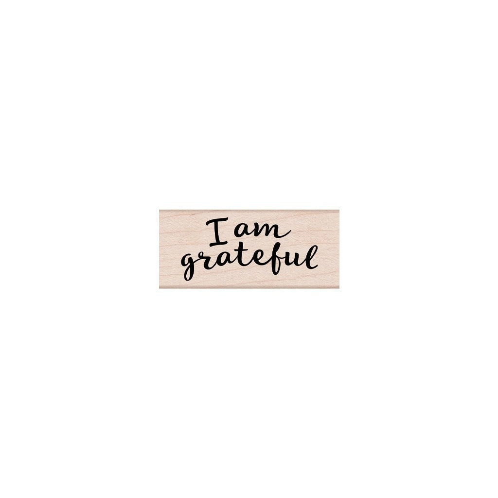 Hero Arts Wooden Stamp - I Am Grateful