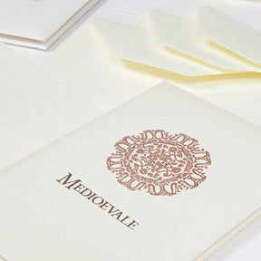 San Lorenzo Note Cards Large - Medioevale Deckled Edge