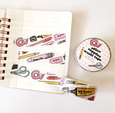 Calliope Pencil Factory - 15mm - Office Supplies Washi Tape