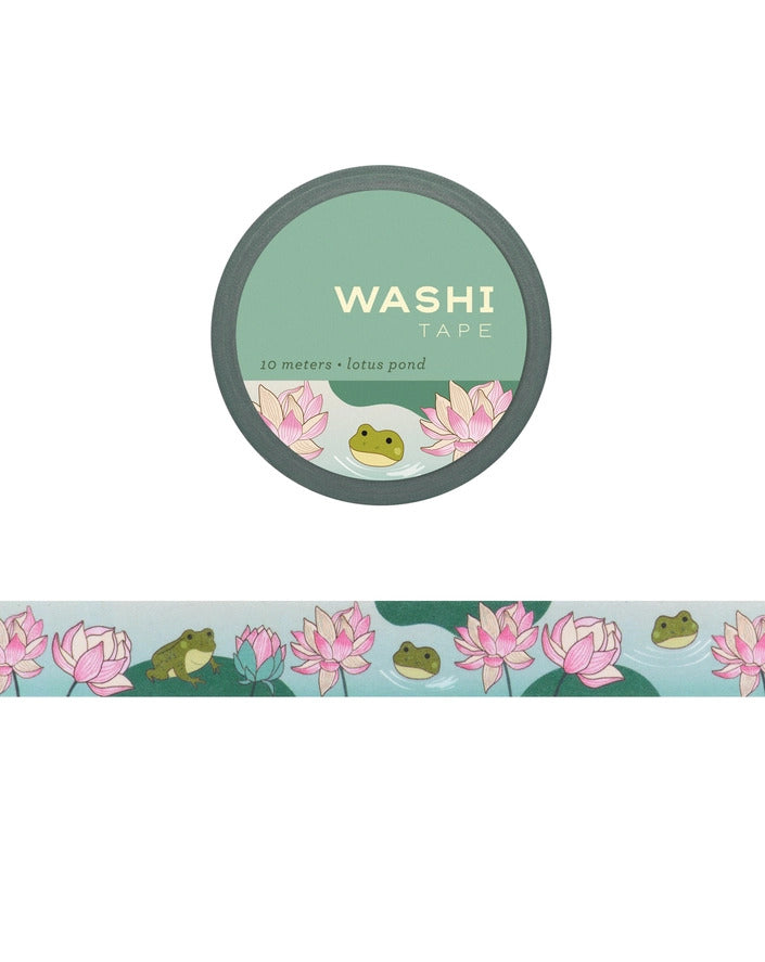 Girl of ALL WORK - Washi tape - 15mm - Lotus Pond