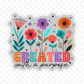 Savannah and James Co - Vinyl Sticker - Created with a Purpose