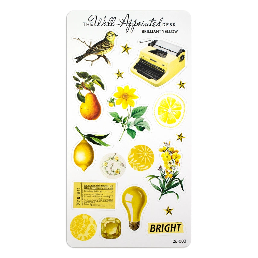 The Well Appointed Desk - Brilliant Yellow