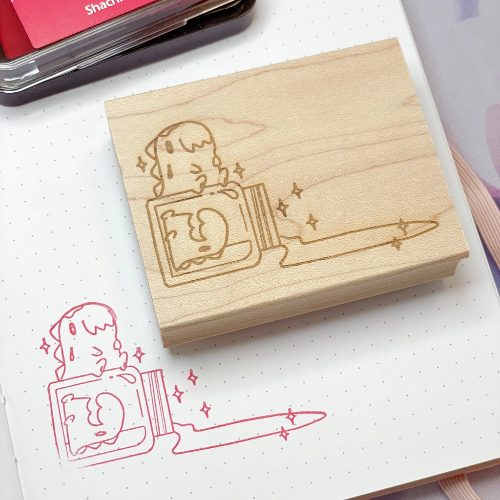 Sakuradragon - Troublemaker Wooden Stamp