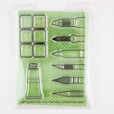 The Well Appointed Desk - Clear Stamp Set - Art Supply Bin
