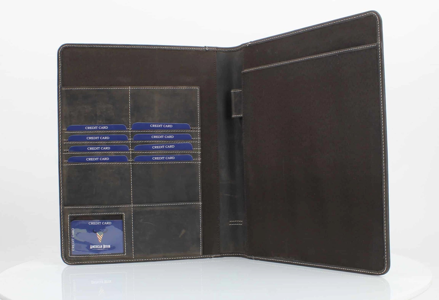 Leather Impressions Inc - American Bison Hunter Leather Padfolio