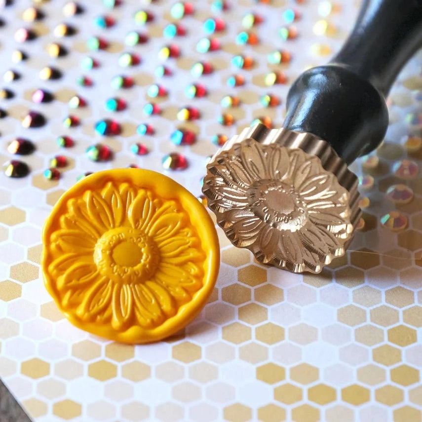 Honey Bee Stamps - 3D Wax Seal Stamper - Sunflower