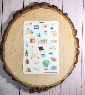 Sakura Design Gallery - Vinyl Stickers - Books