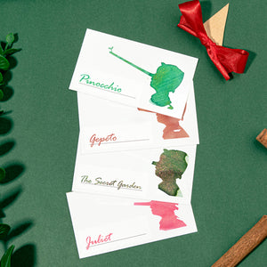 Wearingeul Ink Swatch Cards - Pinocchio