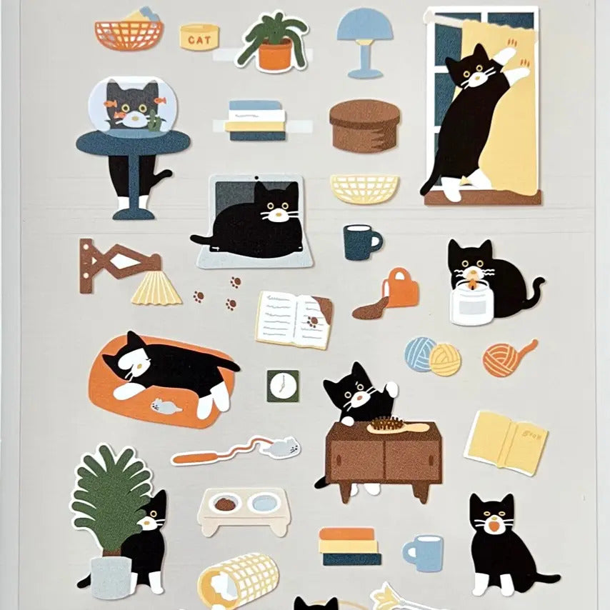 BC Mini Cat's Catch stickers