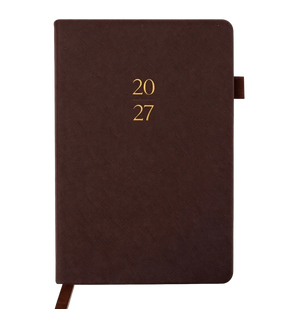 Linda Tong Planners - 2027 Illustrated Planner - Espresso