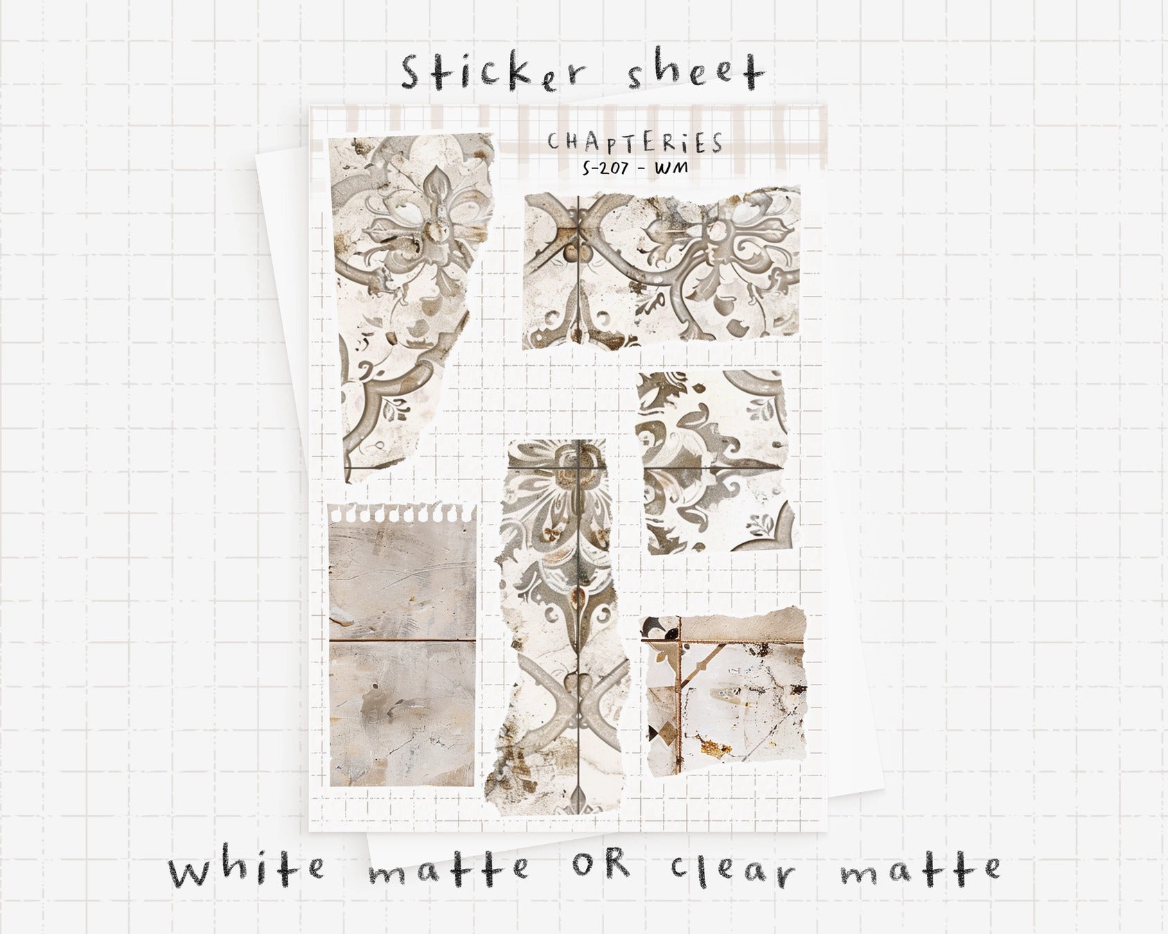 Chapteries - Decorative Sticker Sheet