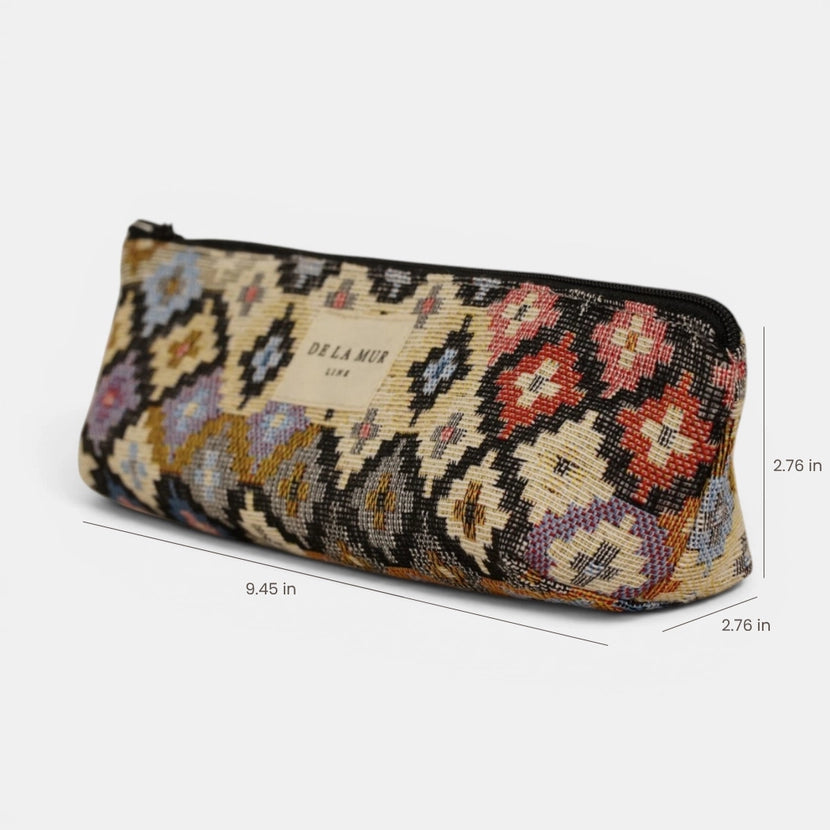 De La Mur Line US Inc. - Geometric Jacquard Pencil Case - Multicolor