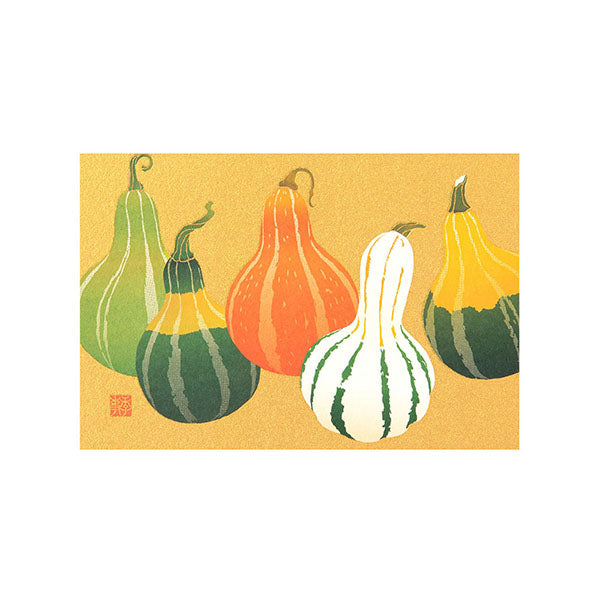 Midori -  Autumn Postcard Series Decorative Gourd