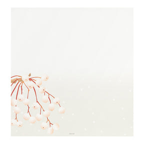 Midori Letter Pad 000 Four Designs Winter Fruit
