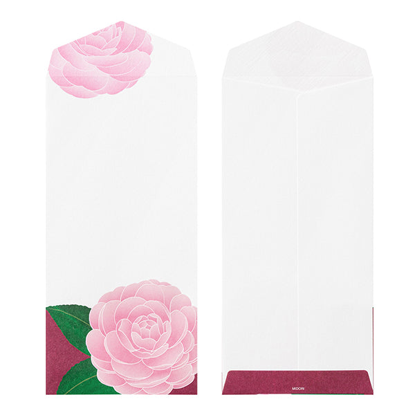 Midori Envelopes - Foil Stamping Otome Camellia 003