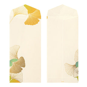 Midori Envelopes - Foil Stamped Ginkgo 036
