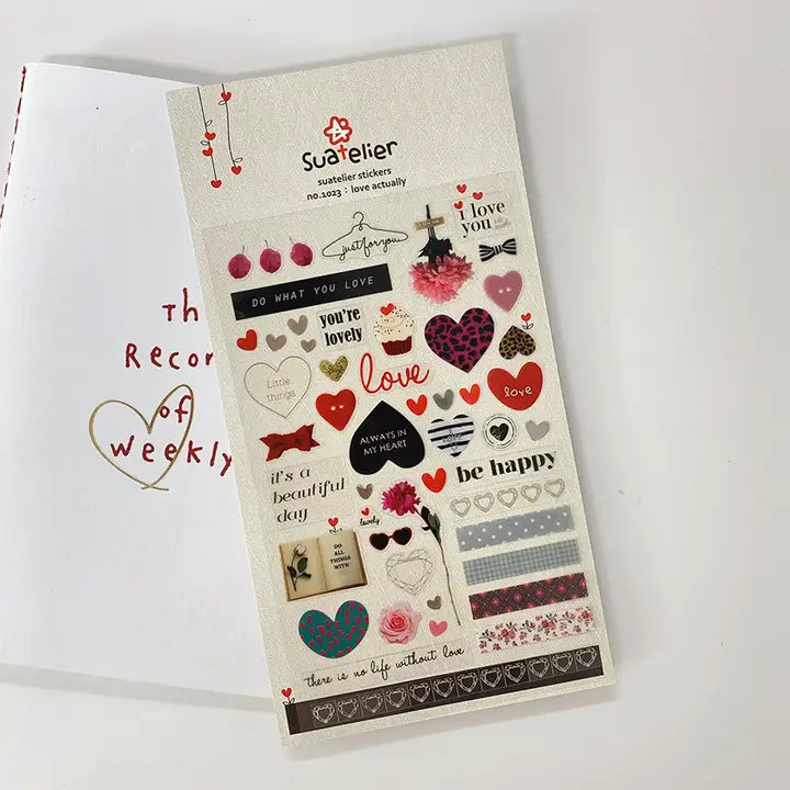 Suatelier Design - Sticker Sheet - Love Actually