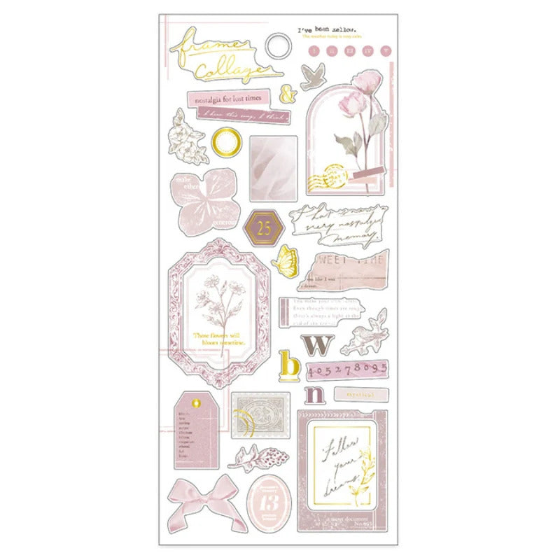 Mind Wave Stickers - Frame Collage Pink