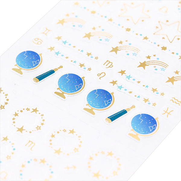 Midori Notebook Stickers - Starry Sky