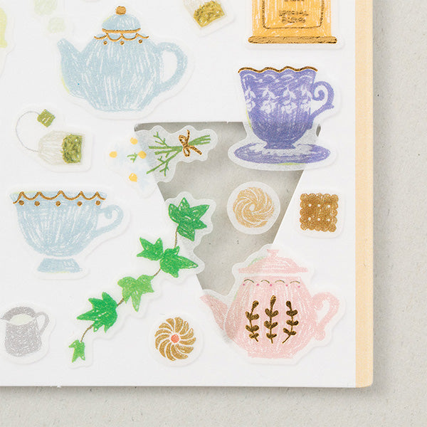 Midori Planner Stickers- Marche Tea Pattern