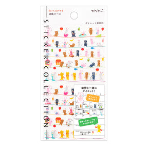 Midori Planner Stickers - Achievement Diet Animals