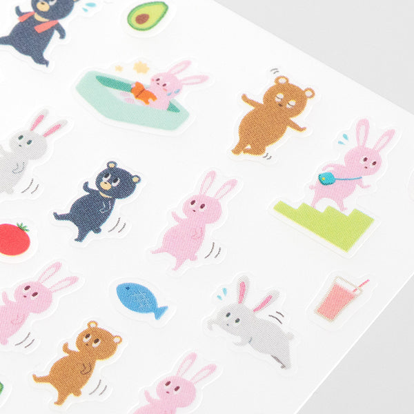 Midori Planner Stickers - Achievement Diet Animals