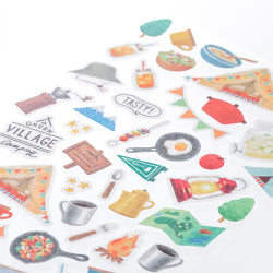Midori Planner Stickers- Marche Camp Pattern