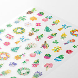 Midori Planner/Diary Stickers - Floral pattern