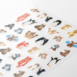 Midori Planner/Diary Stickers - Animal Feelings