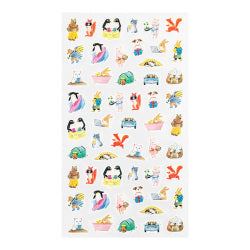 Midori Planner/Diary Stickers - Animal Scenes
