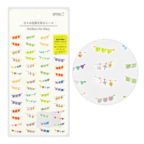 Midori Planner Stickers - Daily Records Garlands