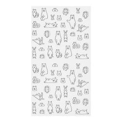 Midori Planner Stickers- Chat Forest Animals
