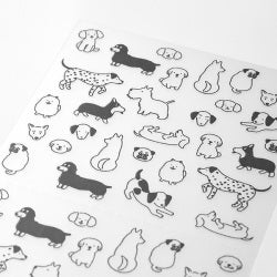 Midori Planner Stickers - Chat Dogs