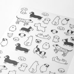 Midori Planner Stickers- Chat Dogs
