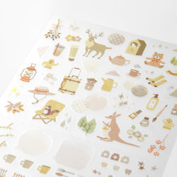 Midori Planner Stickers- Color Beige