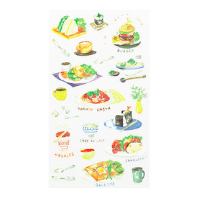 Midori Transfer Stationery Stickers - Lunch