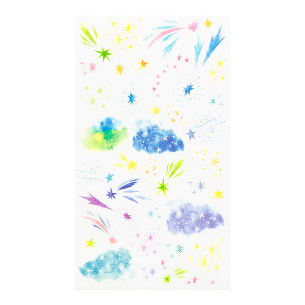 Midori Transfer Stationery Stickers - Starry Sky