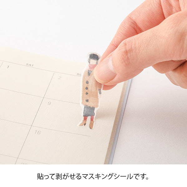 Midori Notebook Stickers - Fashion