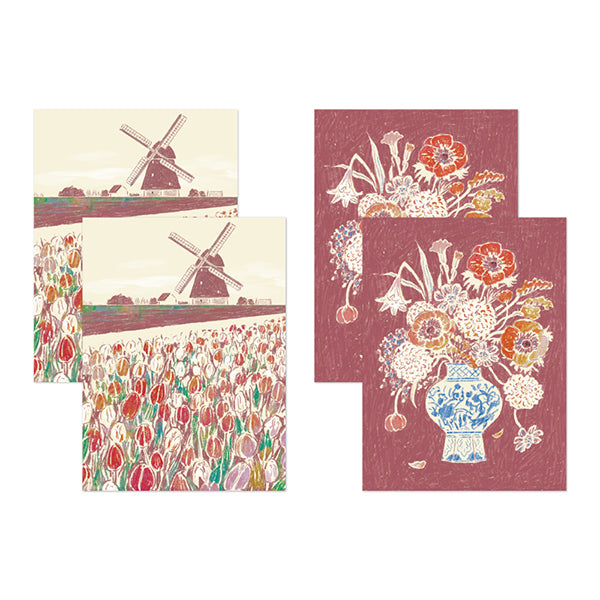 Midori Decoration Sticker- Red