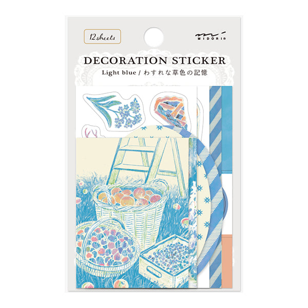 Midori Decoration Sticker- Light Blue