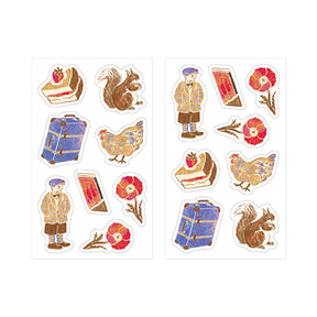 Midori Decoration Sticker- Brown