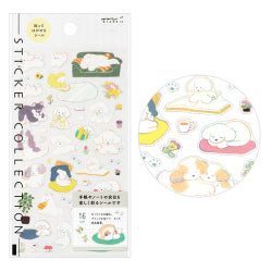 Midori Notebook Stickers - Dog Medium