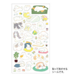 Midori Notebook Stickers - Dog - Medium