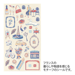 Midori Stickers France Design
