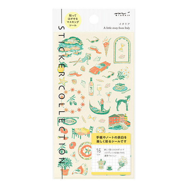 Midori Stickers Italy Design