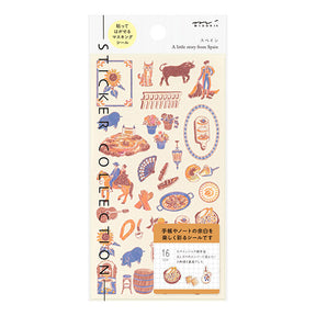 Midori Stickers Spain Design