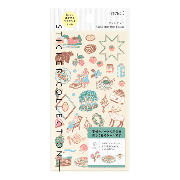 Midori Stickers Finland Design